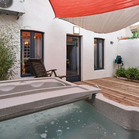 Melina - jacuzzi - maison avec cour climatisée proche cité médiéval Carcassonne Extérieur photo