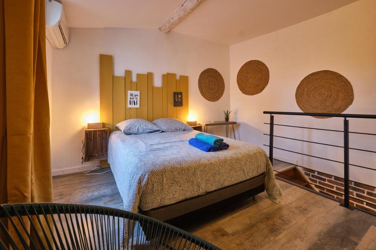 Melina - jacuzzi - maison avec cour climatisée proche cité médiéval Carcassonne Extérieur photo